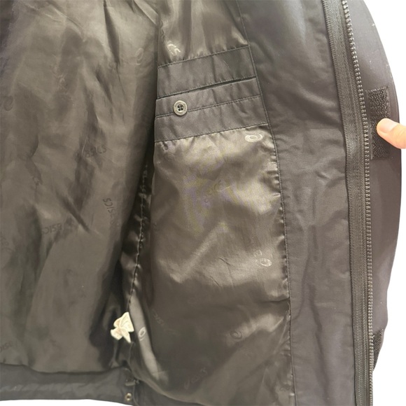 ASICS Men’s Black Rain Jacket Size M With Detachable Hood - Picture 6 of 9